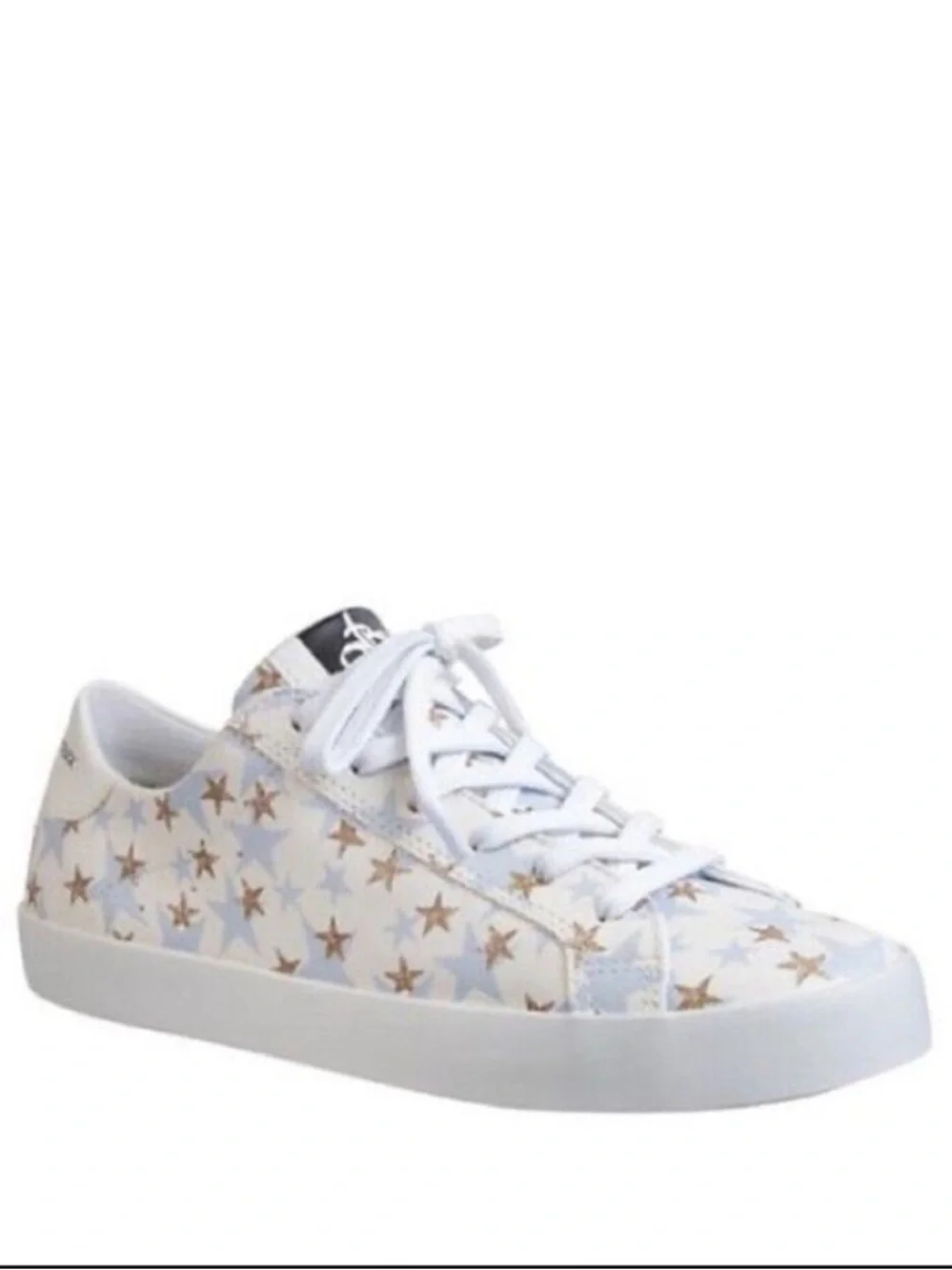 NEW OTBT Court Star Print Sneakers Size 7M Leather Upper Casual